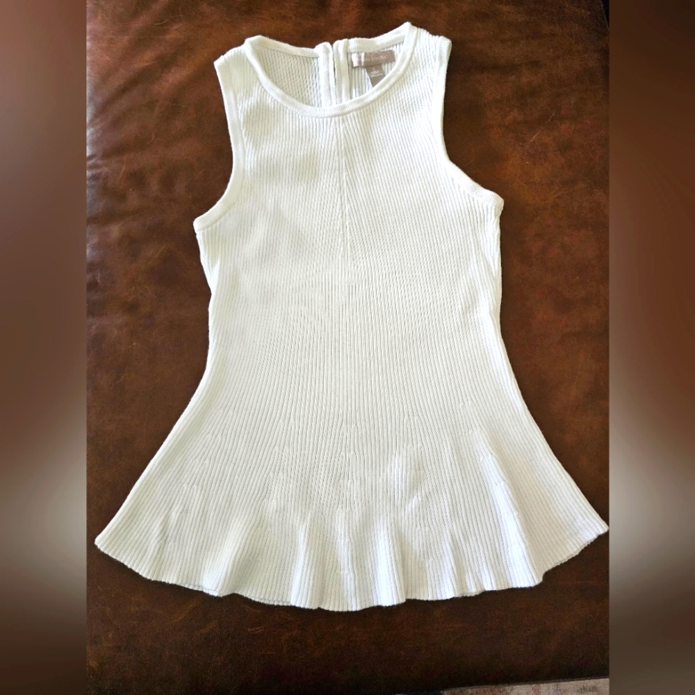 Pemplem knit white top